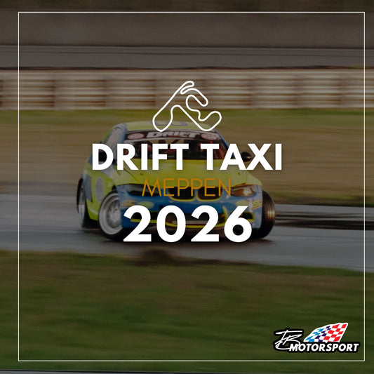 Drifttaxi auf der Rennstrecke