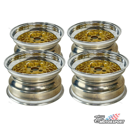 4 x Dreiteiler Felgen 7x15, 4x100, ET15