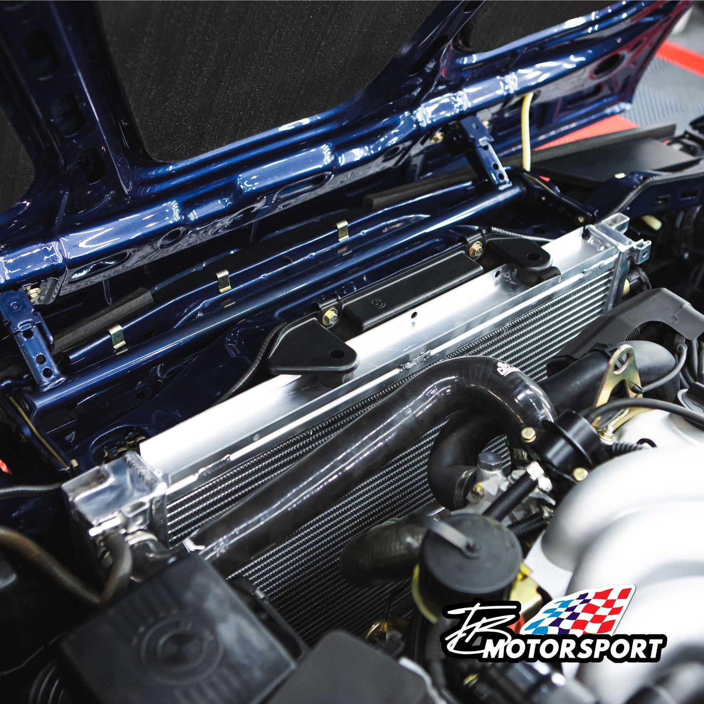 Aluminium Kühler TBM 2 Reihen passend BMW E30 + E36