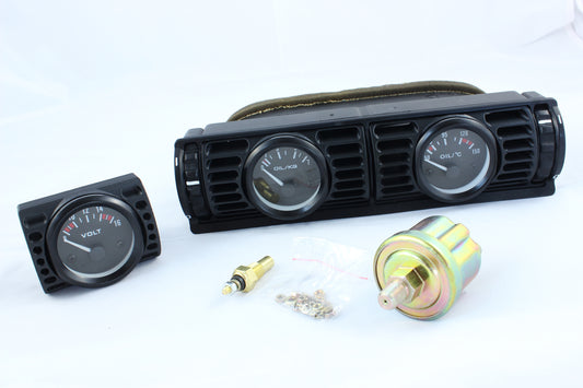 BMW E30 Zusatzinstrumente Lüftungsgitter SET