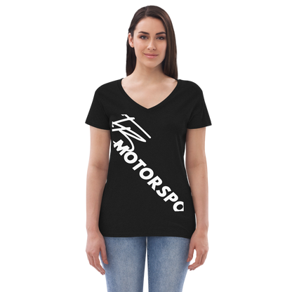 Recyceltes Damen-T-Shirt mit V-Ausschnitt TBM