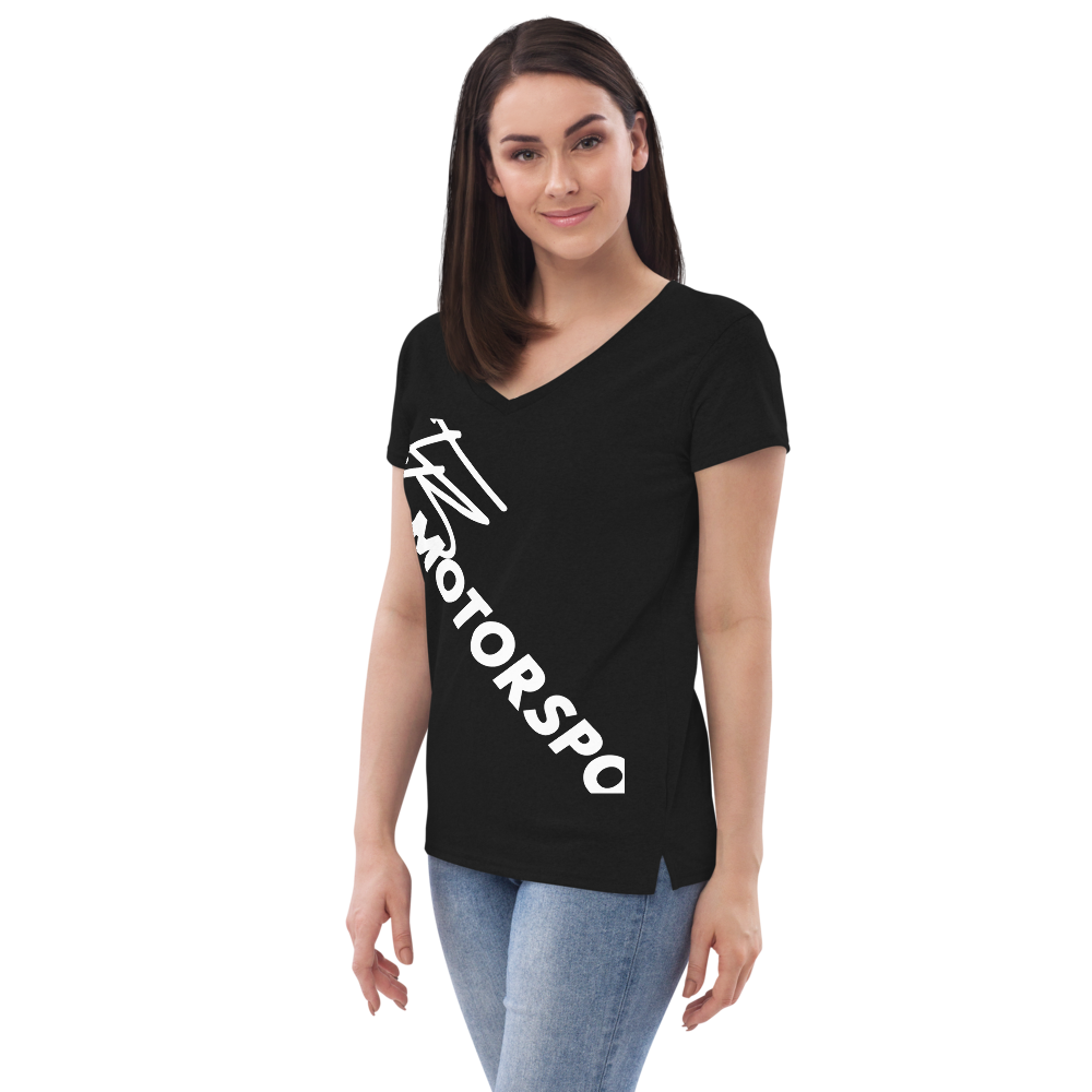 Recyceltes Damen-T-Shirt mit V-Ausschnitt TBM