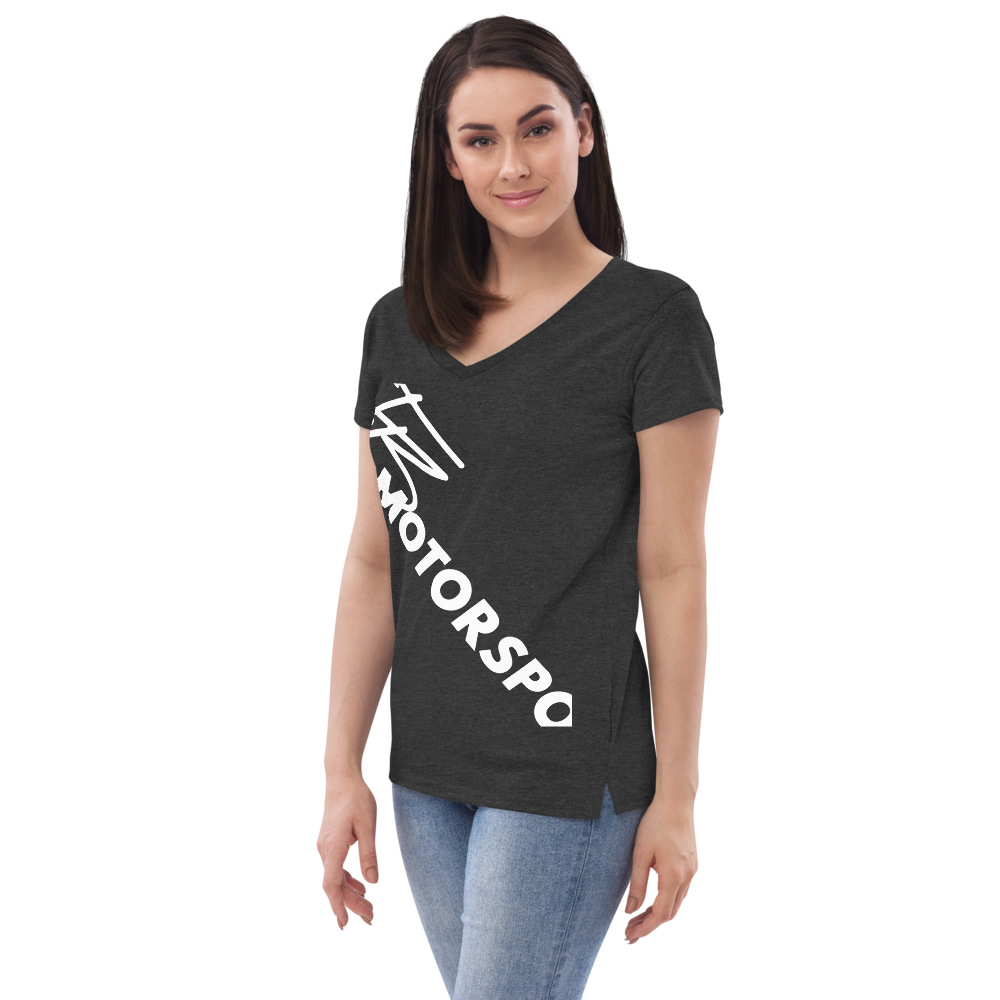 Recyceltes Damen-T-Shirt mit V-Ausschnitt TBM