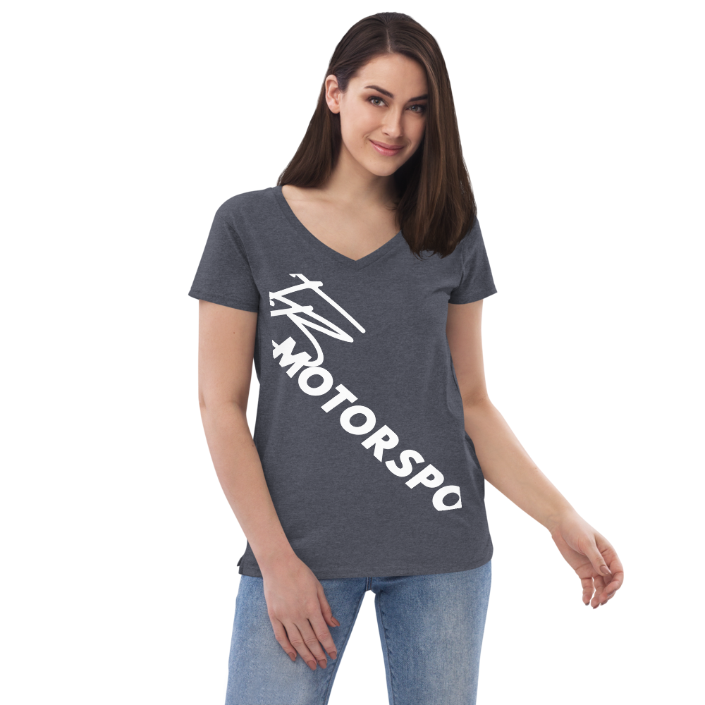 Recyceltes Damen-T-Shirt mit V-Ausschnitt TBM