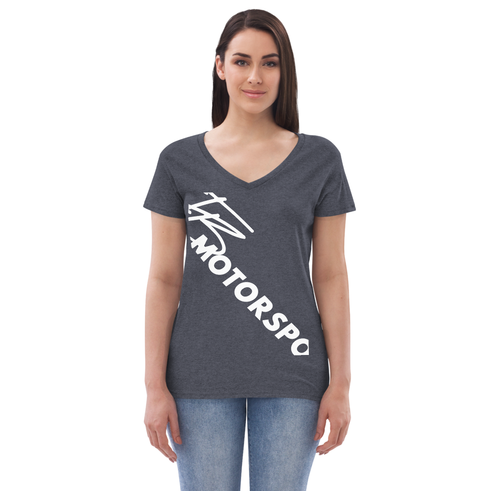 Recyceltes Damen-T-Shirt mit V-Ausschnitt TBM