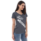 Recyceltes Damen-T-Shirt mit V-Ausschnitt TBM