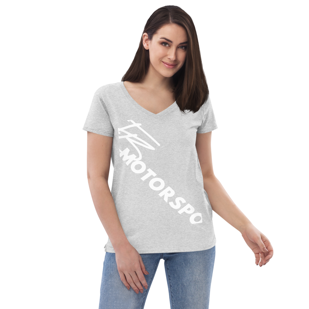Recyceltes Damen-T-Shirt mit V-Ausschnitt TBM