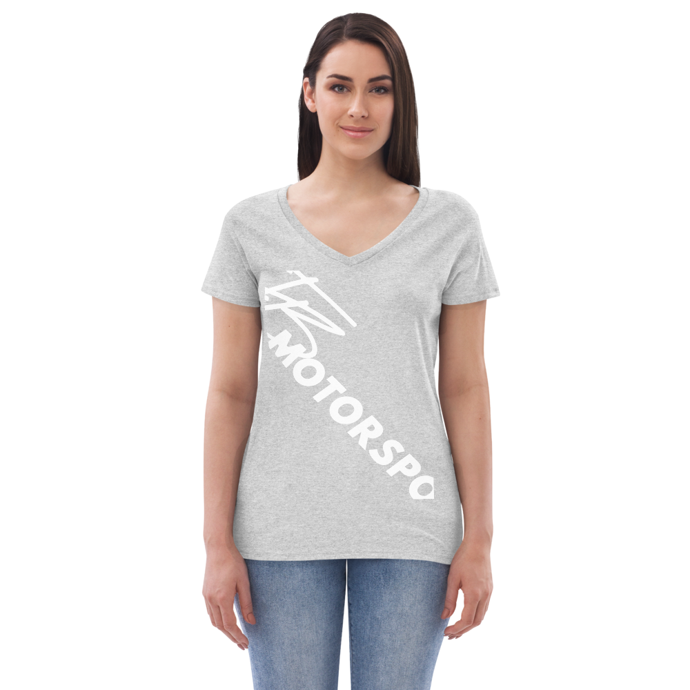 Recyceltes Damen-T-Shirt mit V-Ausschnitt TBM