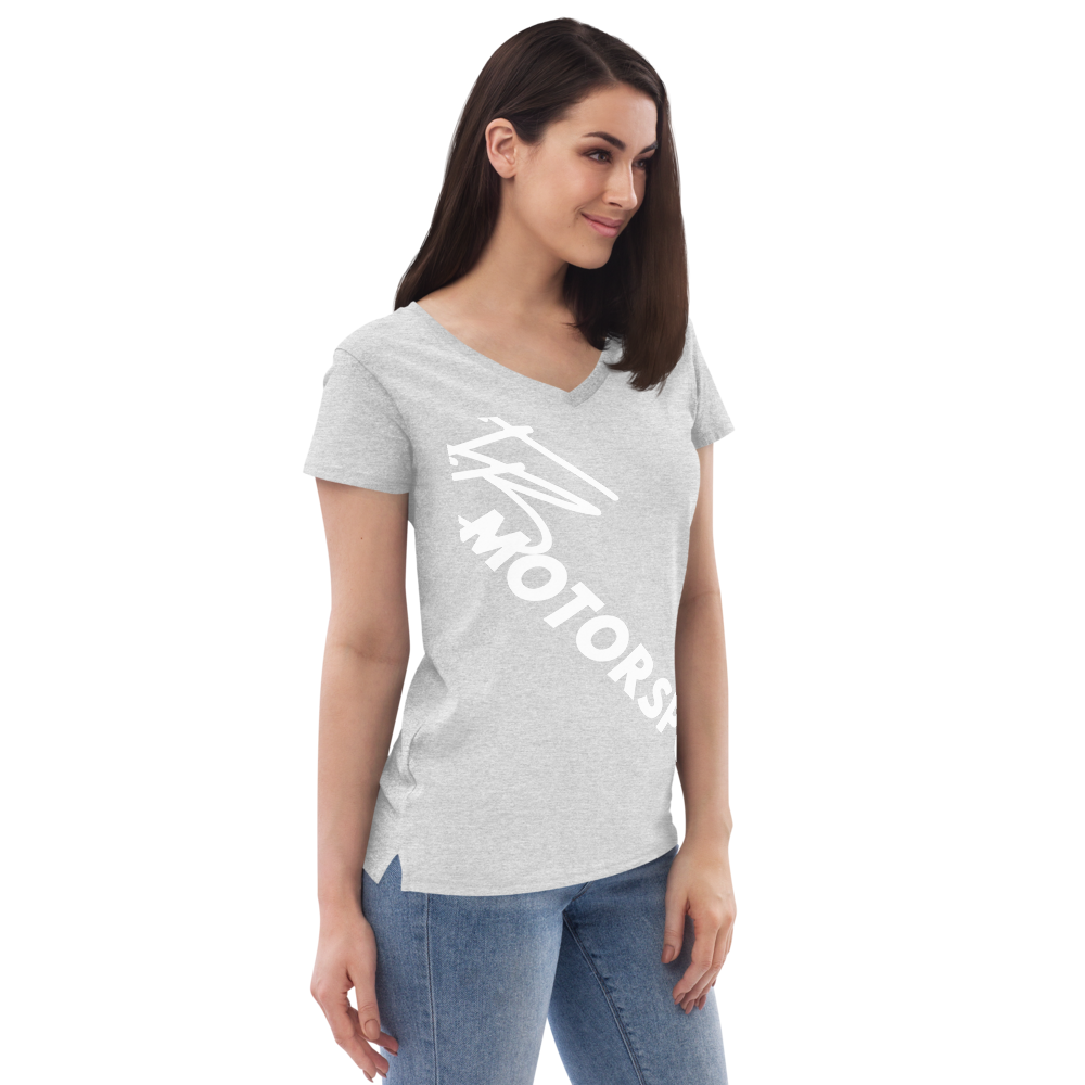 Recyceltes Damen-T-Shirt mit V-Ausschnitt TBM